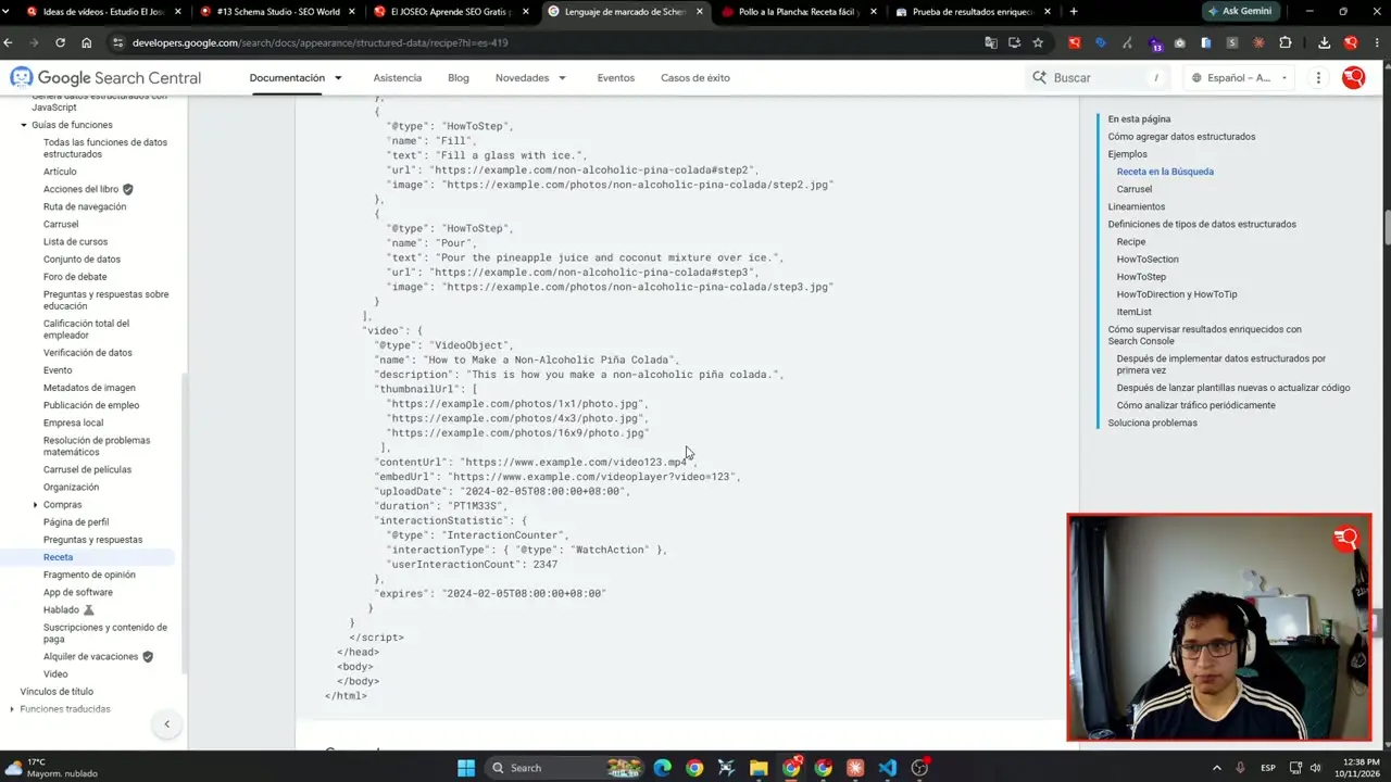 Documentación oficial de Google sobre datos estructurados